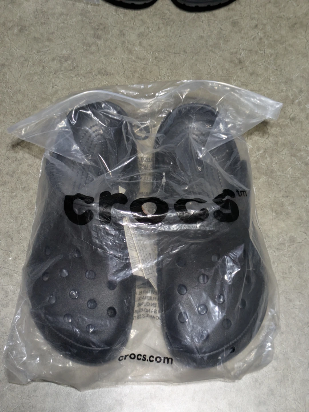 Black Crocs