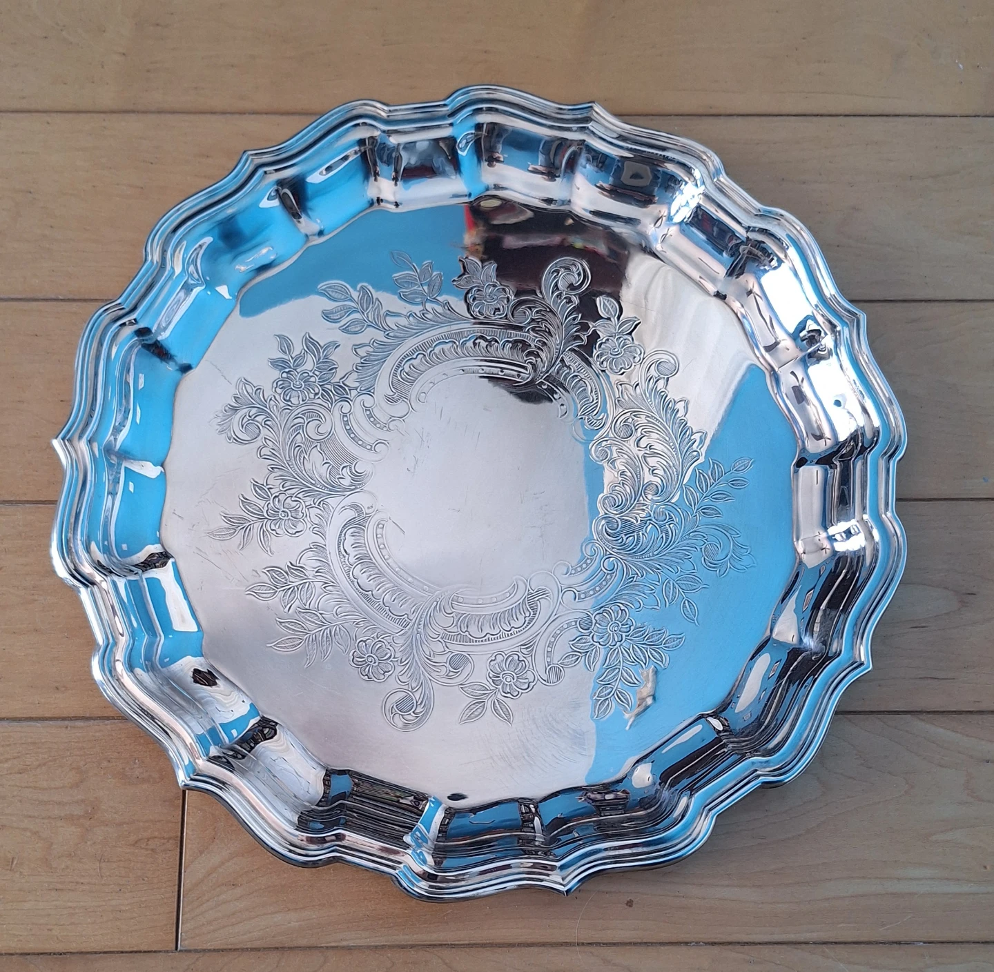Vintage Wm. A. Rogers Silver Plated Serving Tray