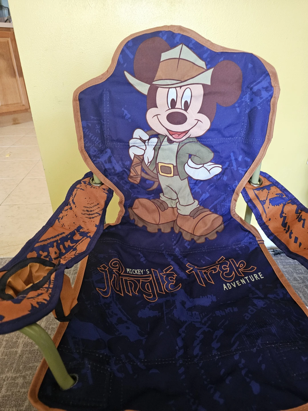 Vintage Mickey's Jungle Trek Adventure Child Camping Chair - photo 5