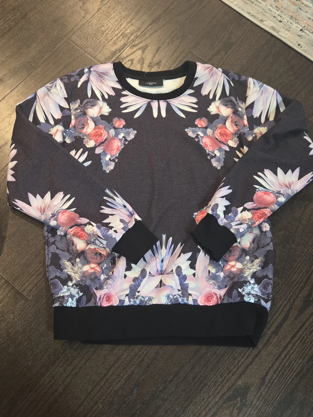 Givenchy style Floral Print Sweatshirt