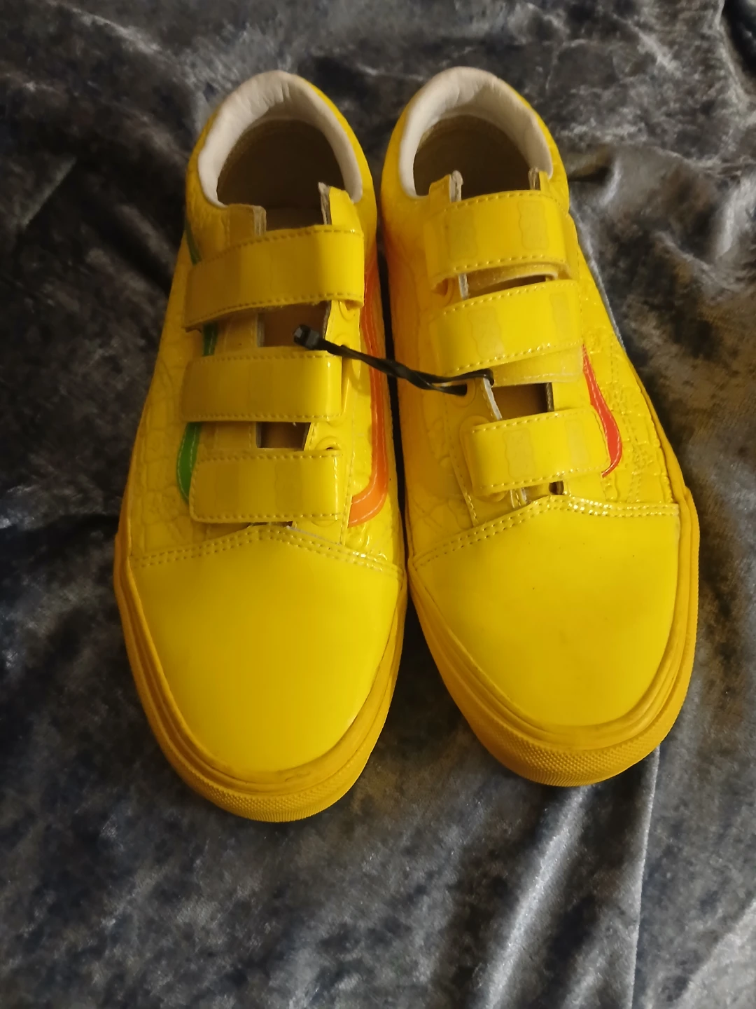 Vans Old Skool V Gummy Bear Shoes Yellow