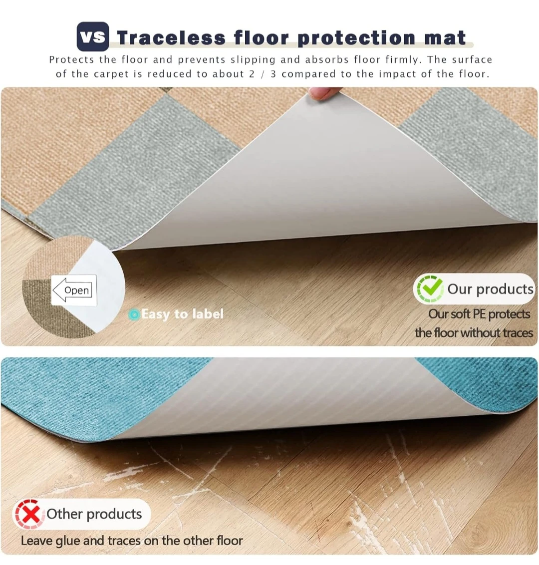 QIUYMI Splicing Mats,Floor Mat,Non-Slip Carpet Rugs for .... - photo 5