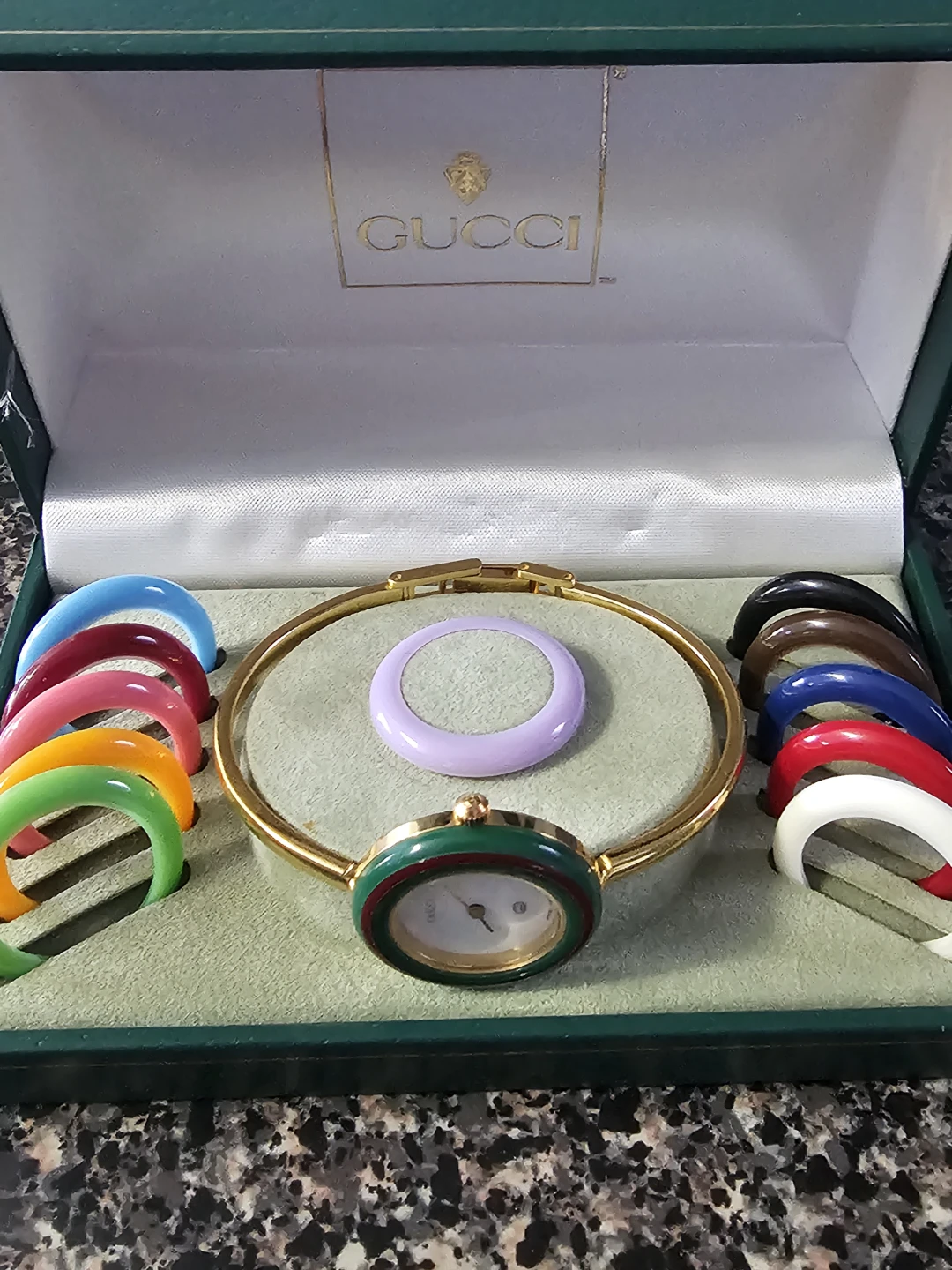 Gucci 11/12 Watch with Interchangeable Bezels