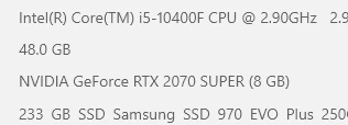（FREE ITEMS!) i5  2070 SUPER 48GB RAM - photo 2