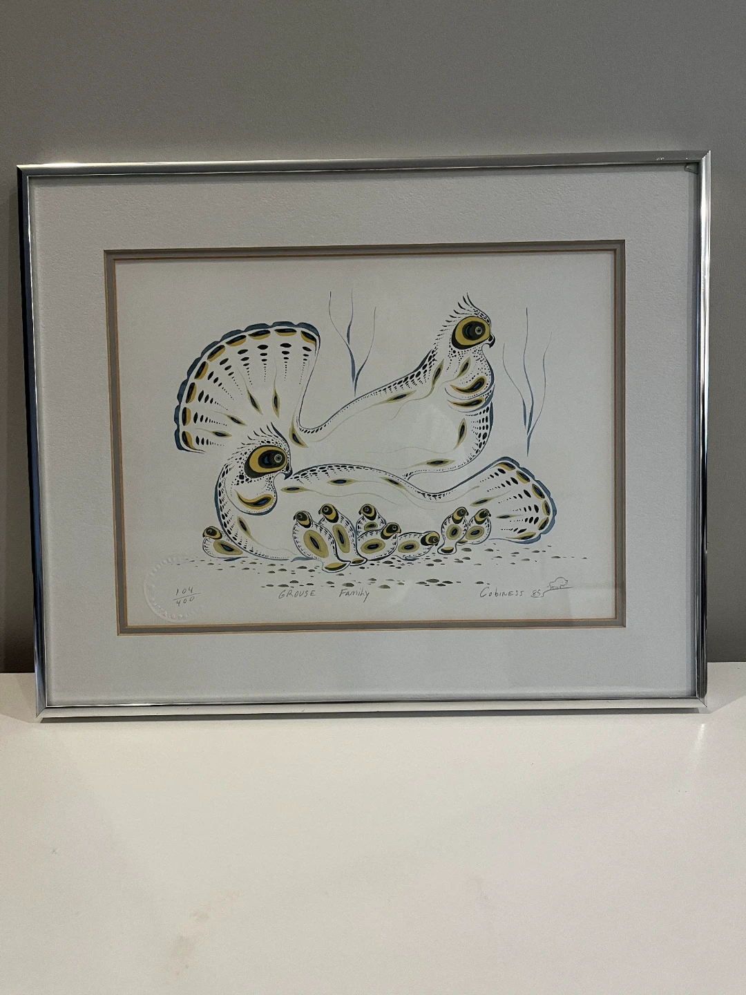 Grouse Family Art Print by Cobiness