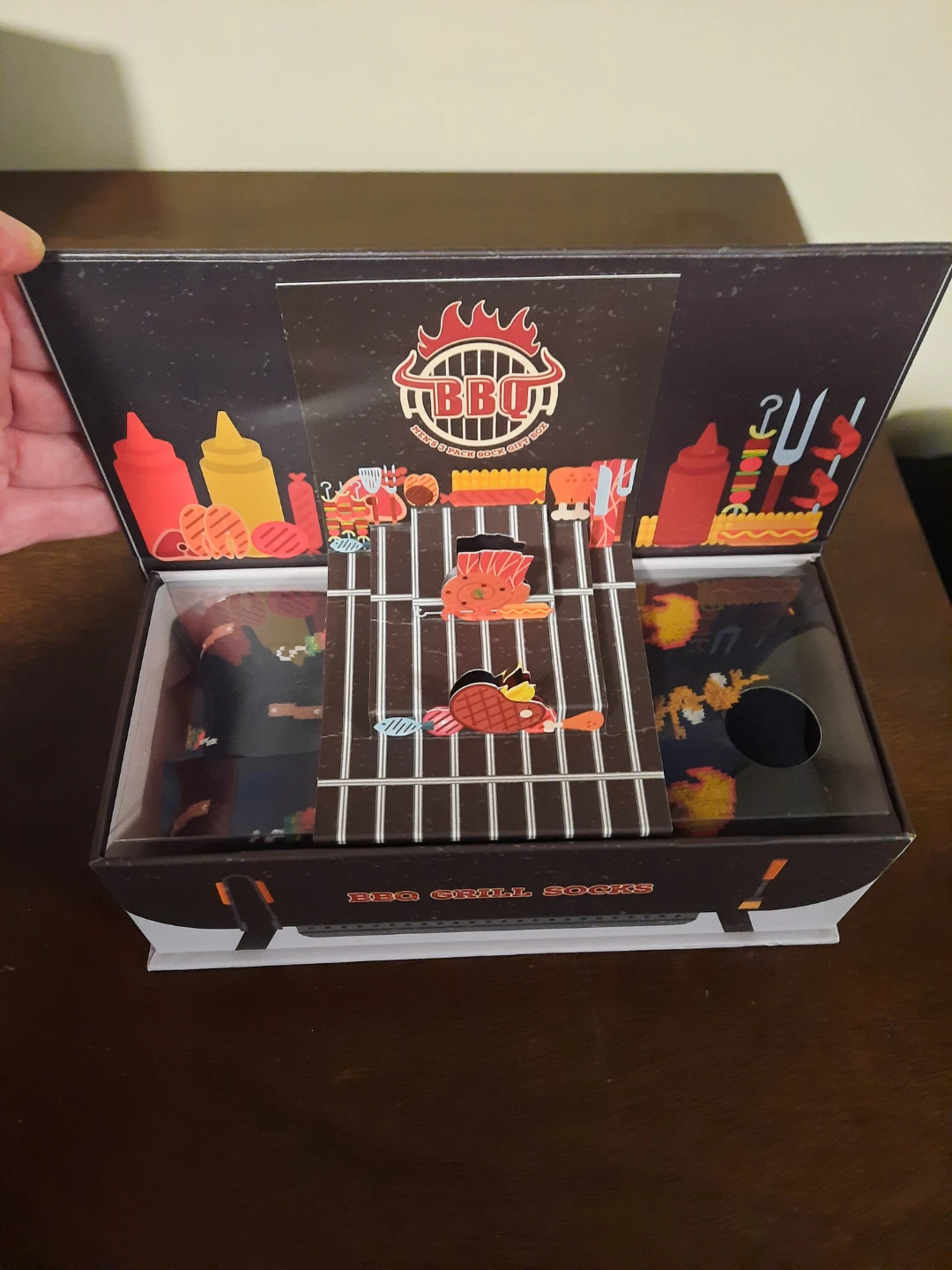 BBQ Grill Socks Gift Box Set