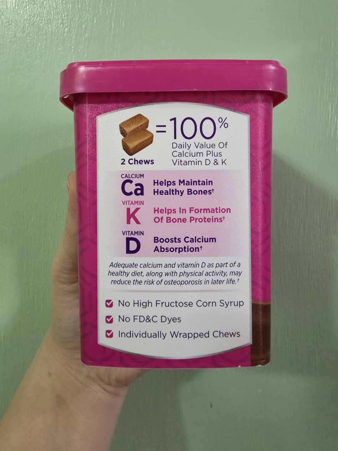 Viactiv Calcium Milk Chocolate Soft Chews 60ct - photo 2