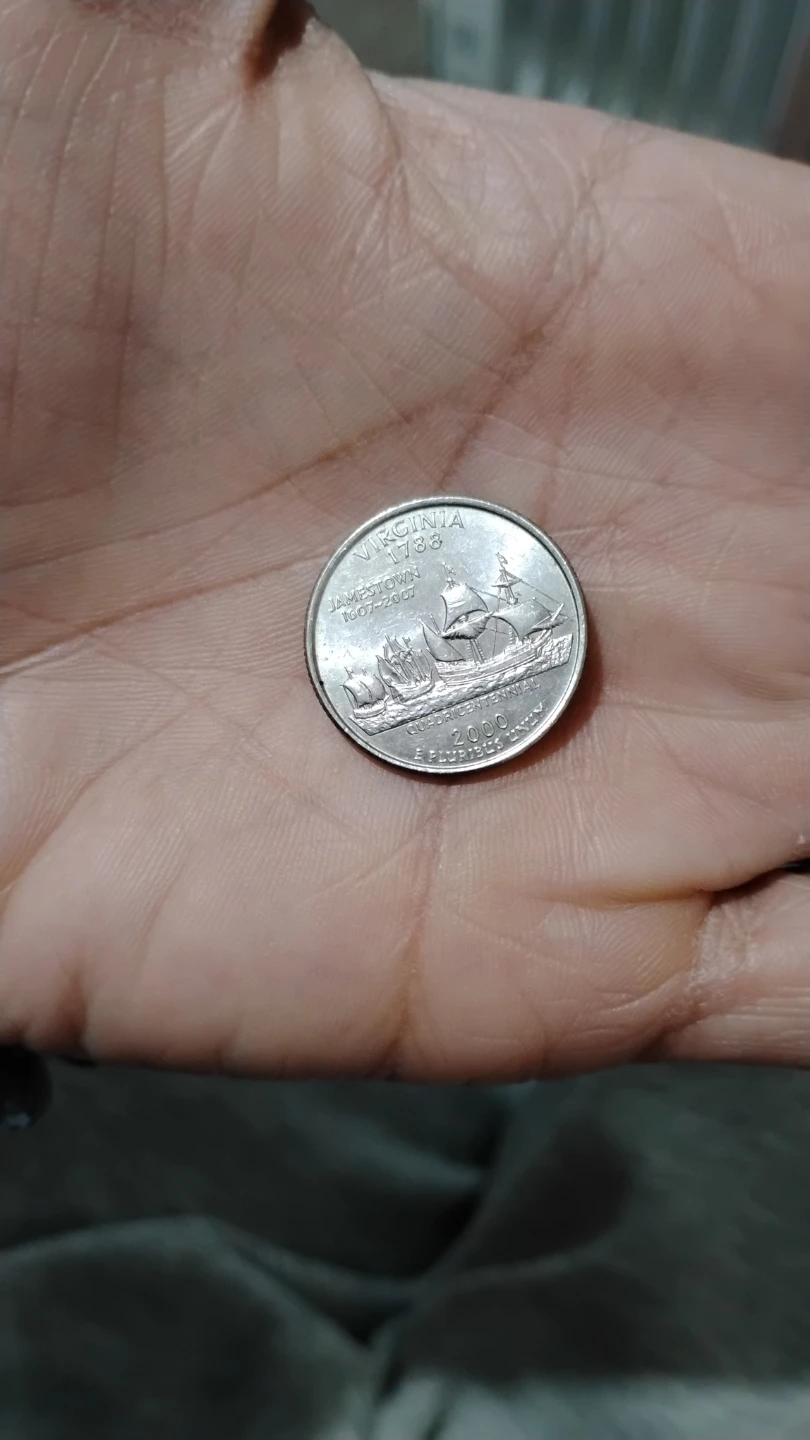 2000 Virginia "Jamestown Quadricentennial" Quarter - photo 2