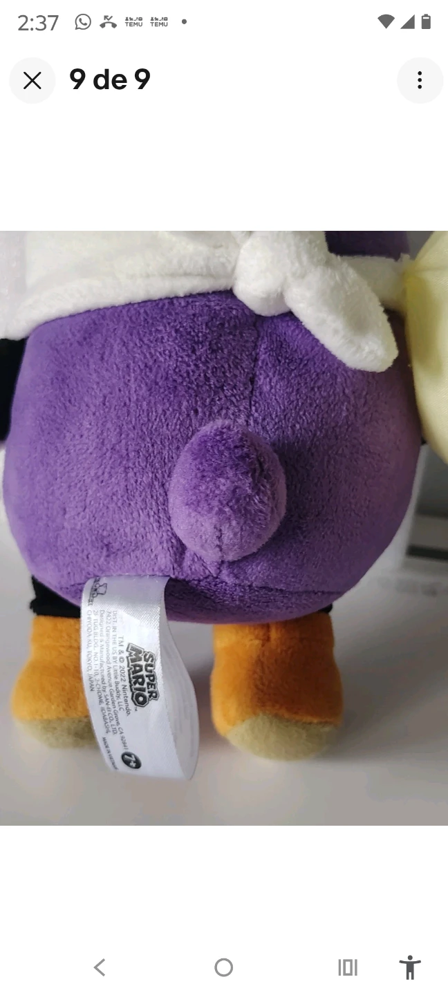Nintendo Super Mario Chain Chomp Plush Toy - photo 3