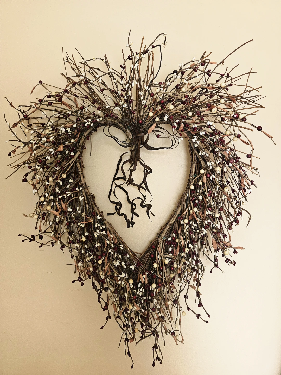 Heart-Shaped Berry Wreath