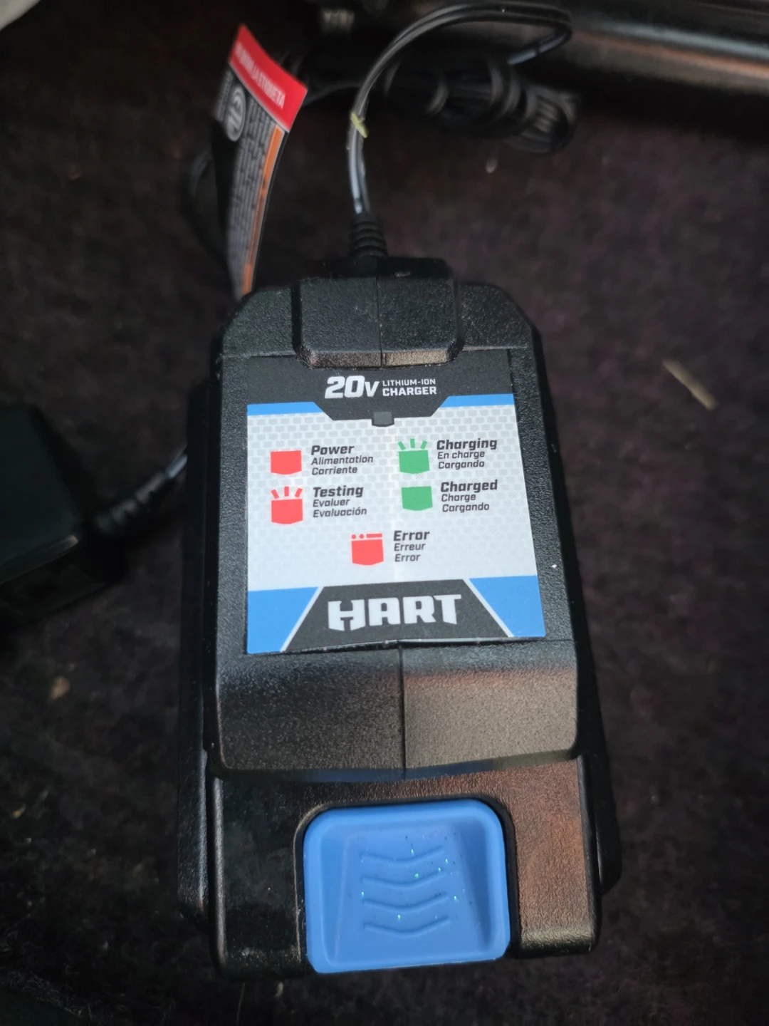HART 20V Lithium-Ion Battery and Charger