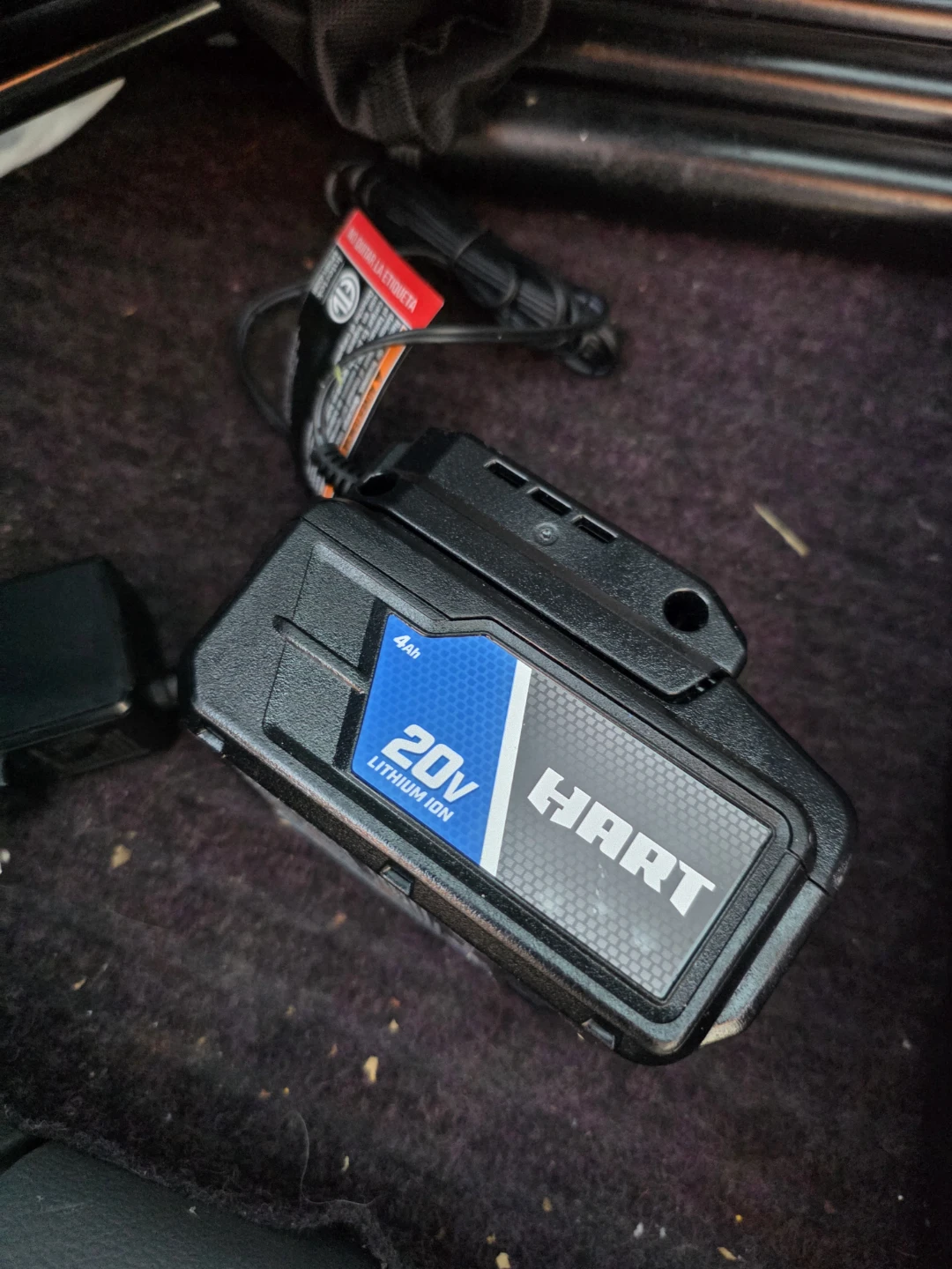 HART 20V Lithium-Ion Battery and Charger - photo 4