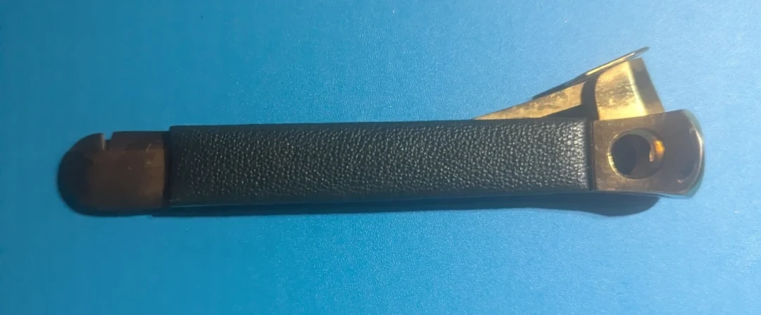Vintage Kitzinger Solingen Cigar Cutter with Leather Handle - photo 4