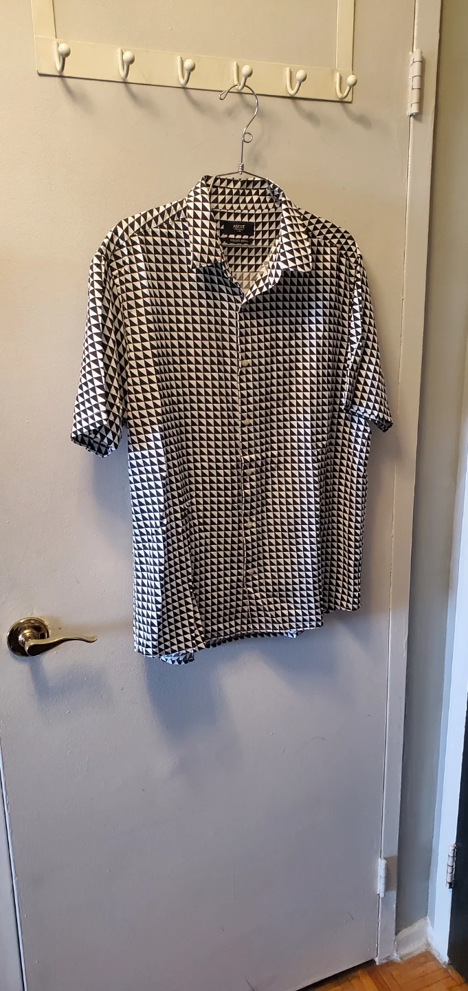 Men's/ Boys Ascot Relaxed Fit Shirt Size L New