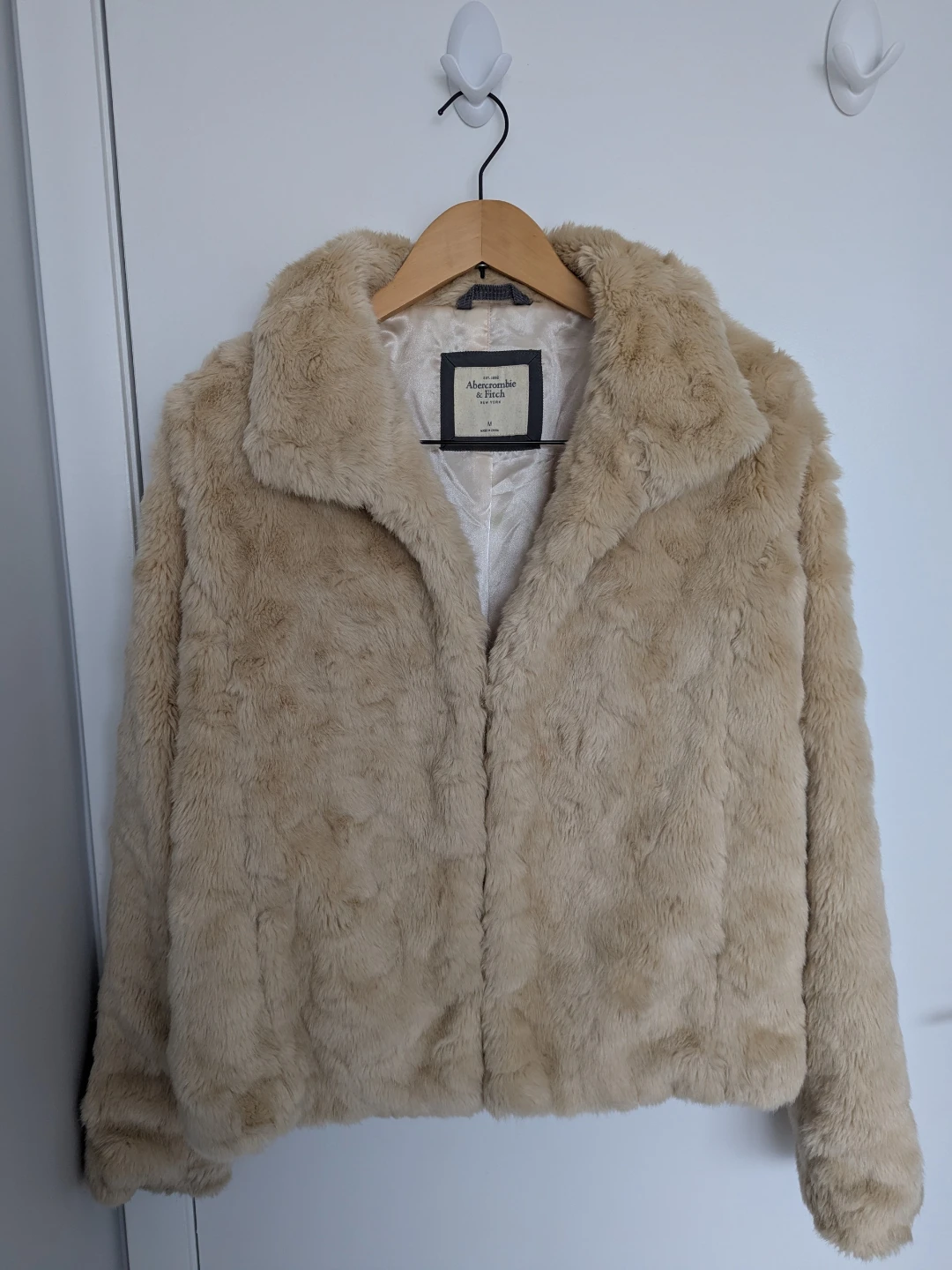 Abercrombie & Fitch Faux Fur Jacket - Size M