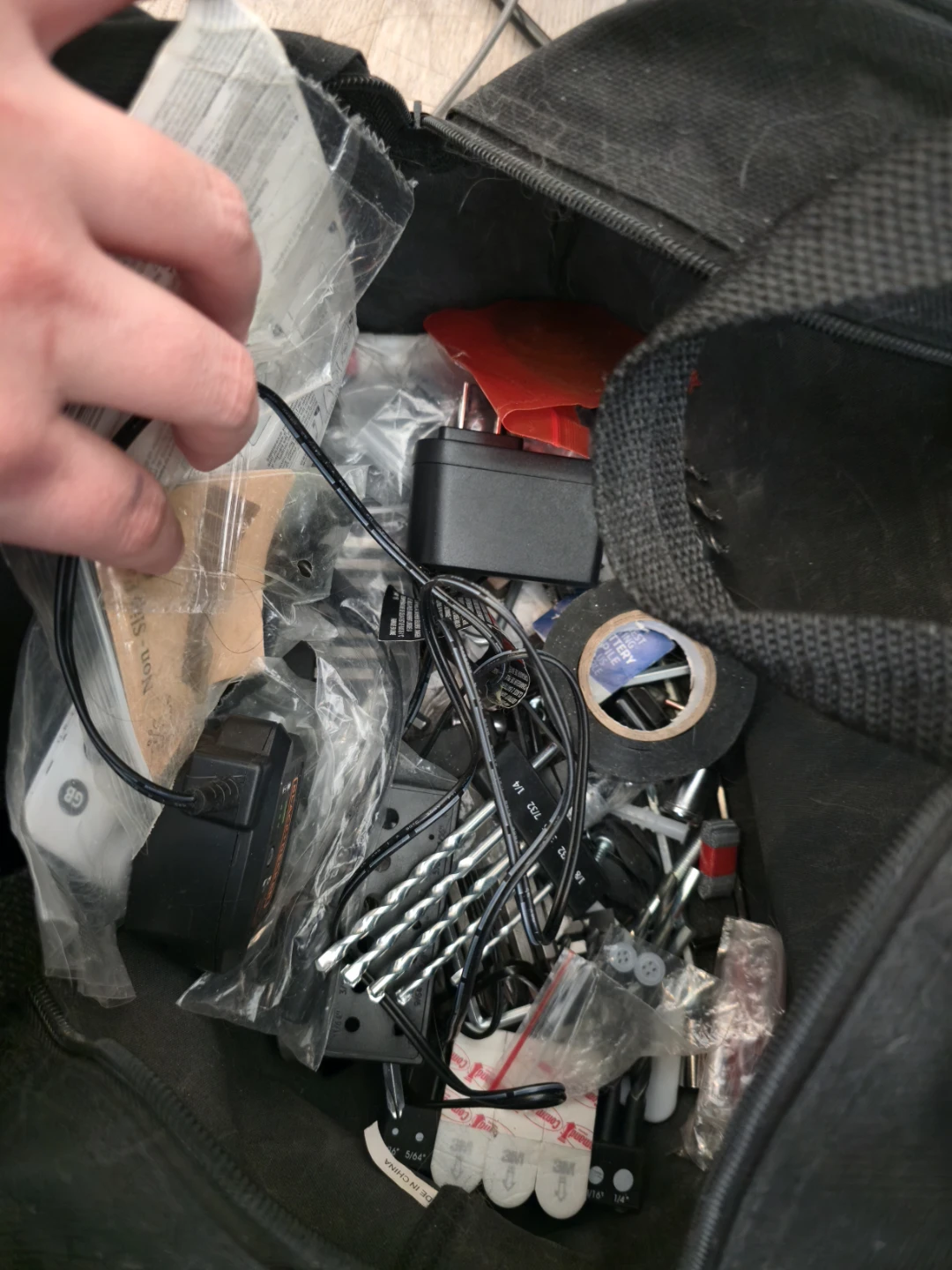 Black & Decker Lithium Drill with Mastercraft Hammer and Tools - photo 3
