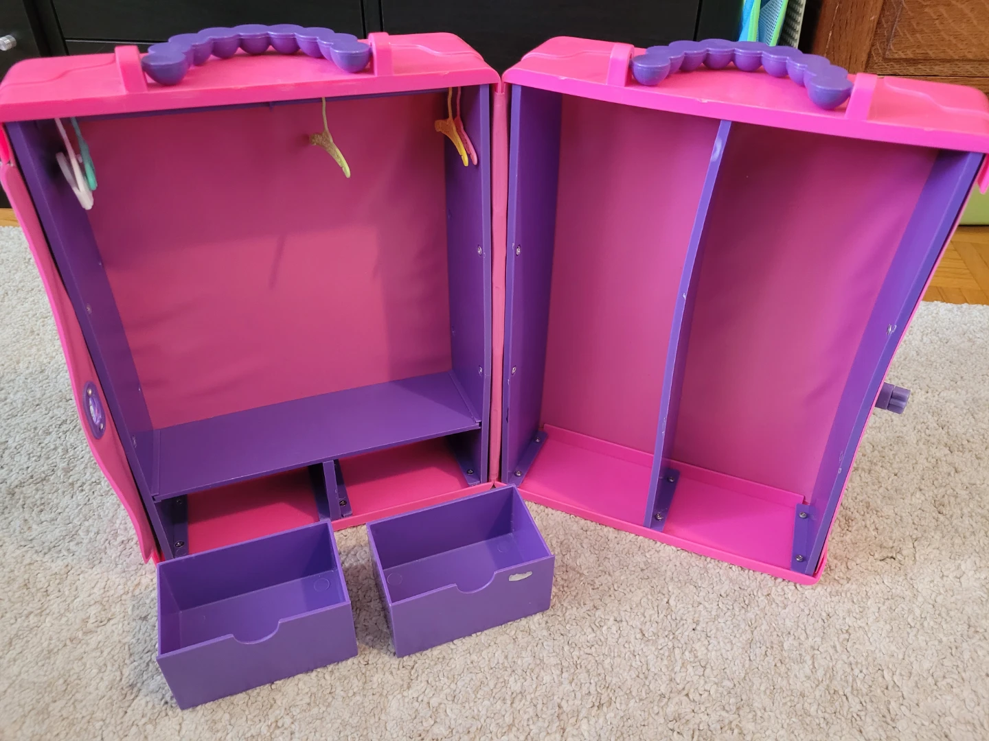 Vintage Mattel Barbie Deluxe doll trunk carry case 1991 - photo 3