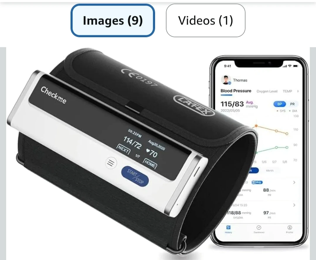 Checkme Blood Pressure Monitor for Home Use,Bluetooth Blood .... - photo 2