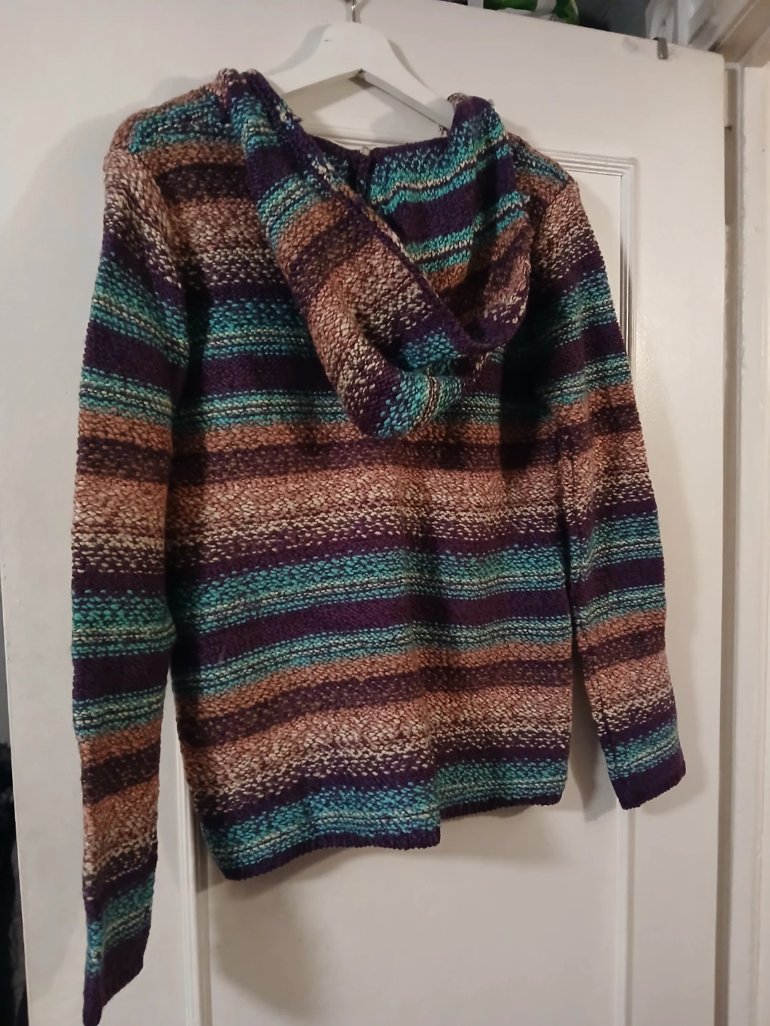 TNA Striped Hoodie Medium - photo 2