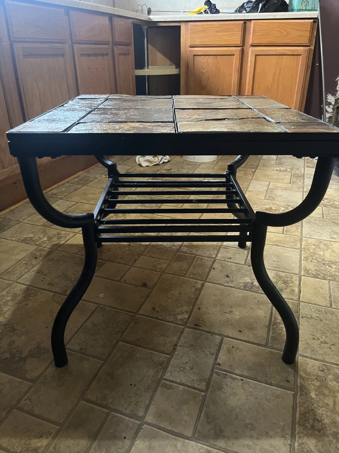 Signature Design by Ashley Antigo End Table - Natural Slate Tile