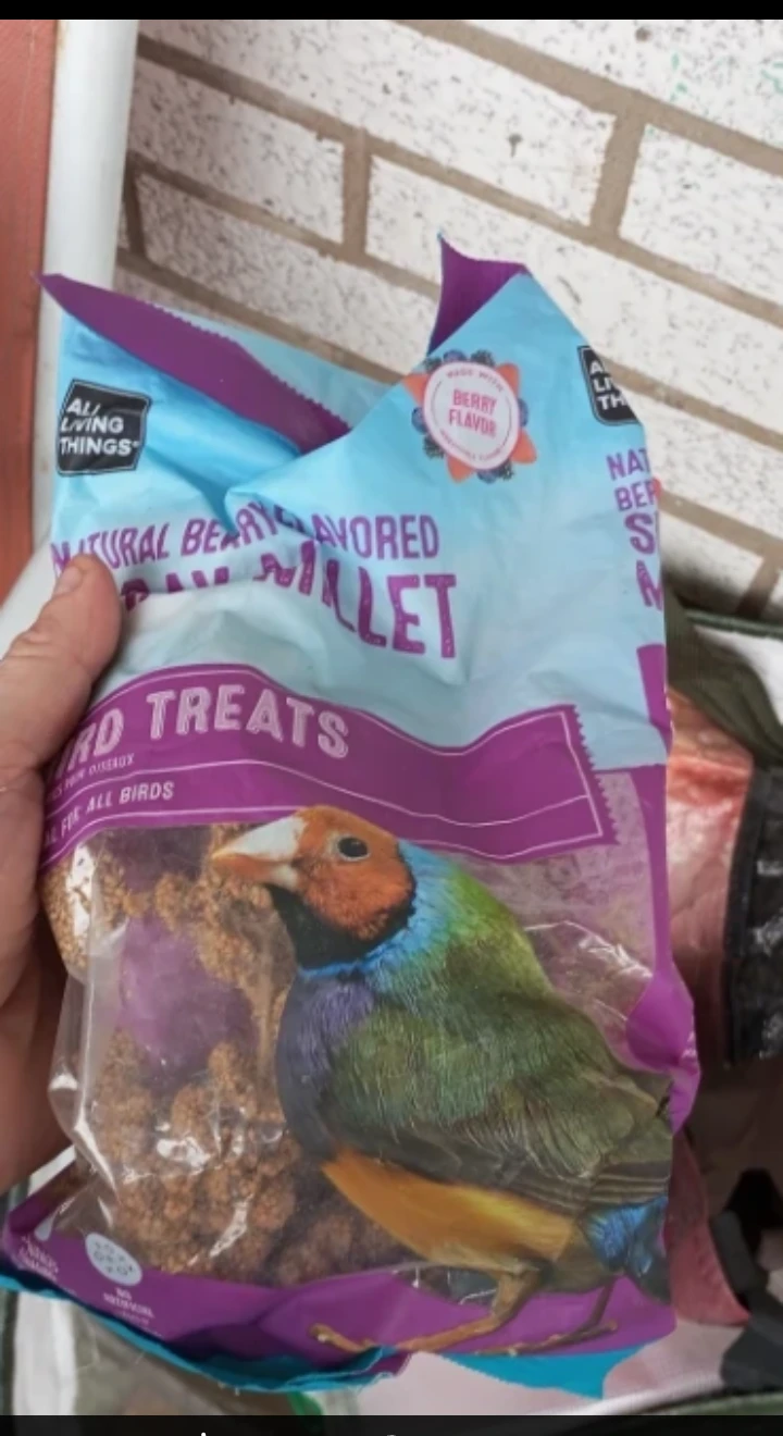 All Living Things Natural Berry Flavored Millet Bird Treats