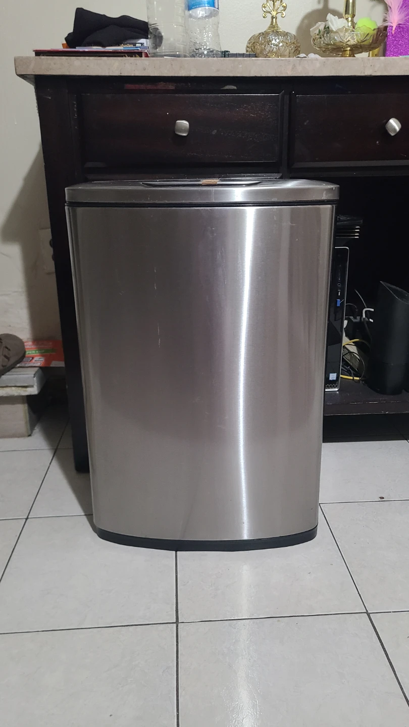 Stainless Steel Step Trash Can - photo 2