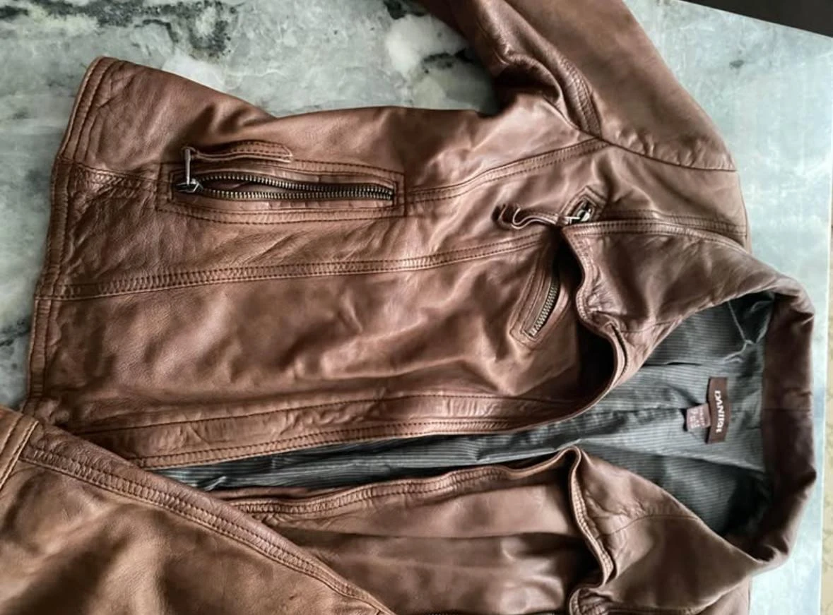 Danier Brown Leather Jacket - photo 3