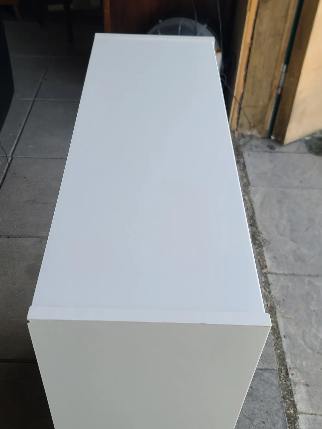White 3-Shelf Bookcase - photo 3
