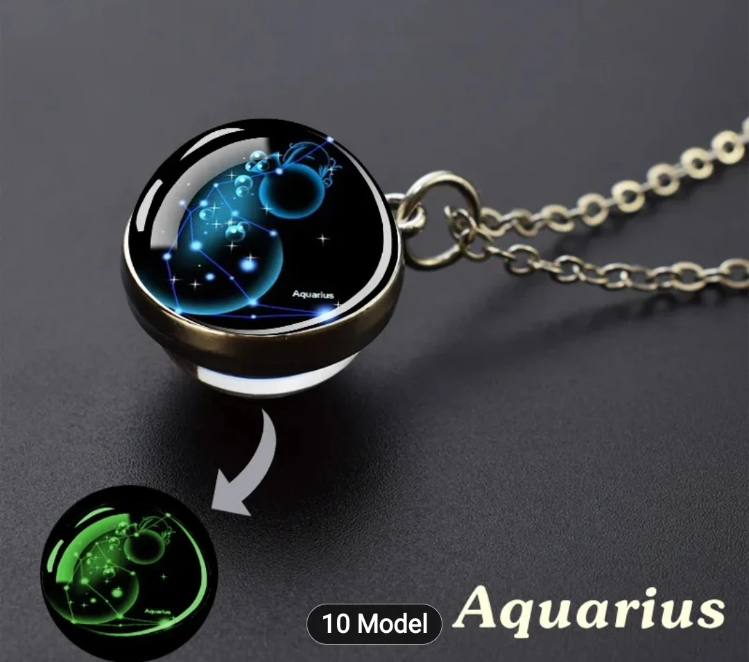 HOROSCOPE PENDANTS AND NECKLACE SET NEW