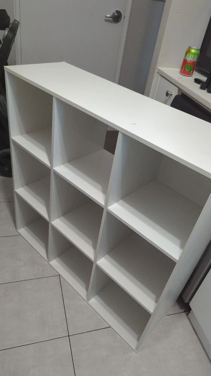 Mainstays 9-Cube Storage Organizer - White