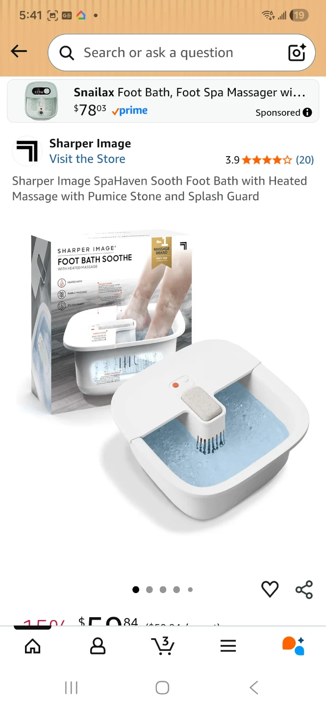 Brand new foot bathe spa