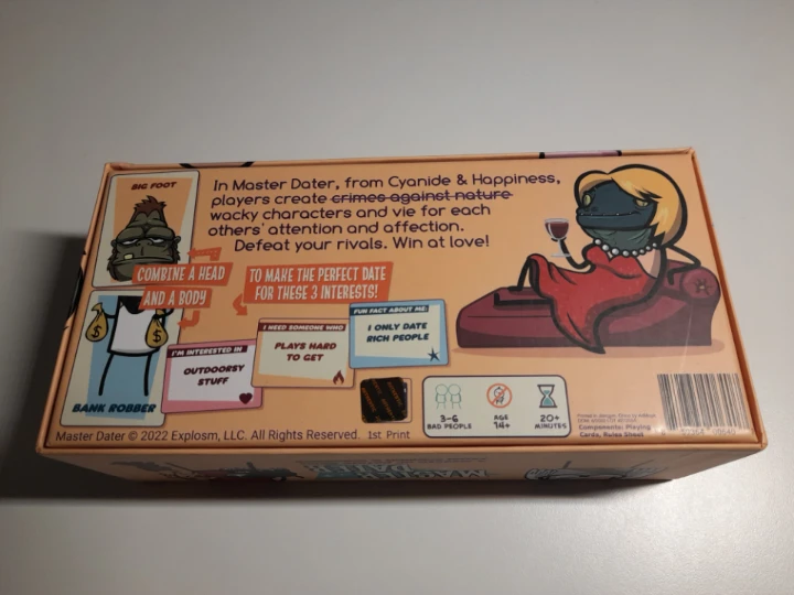 Master Dater Card Game by Cyanide & Happiness - photo 2