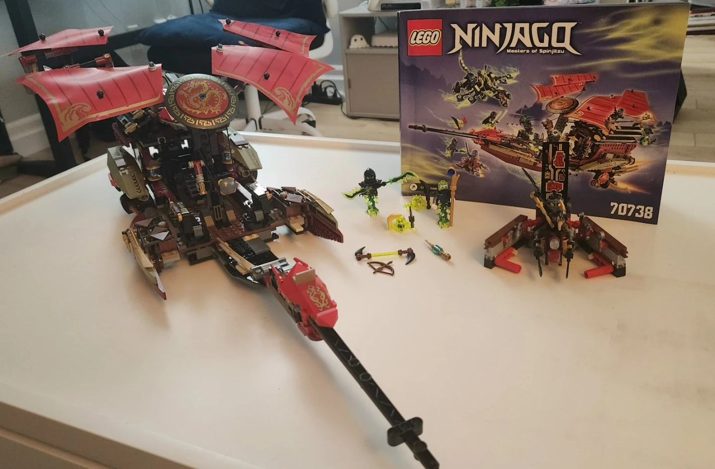 Lego Ninjago 70738 Final Flight of Destiny Bounty - incomplete