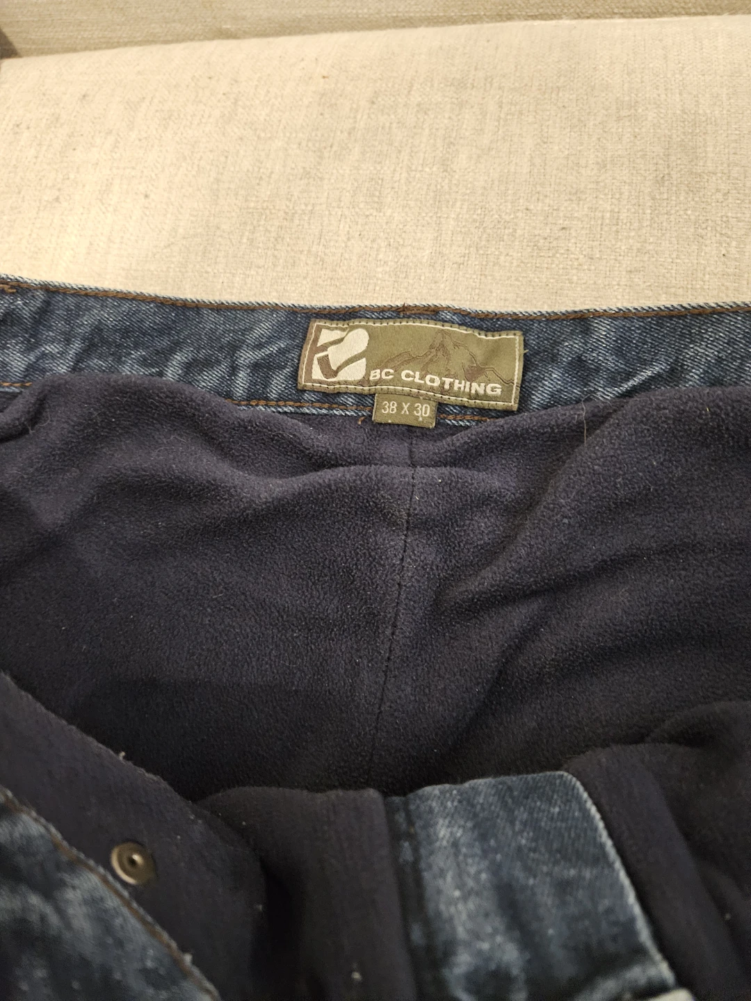 BC Clothing Lined Jeans 38 x 30 - photo 2