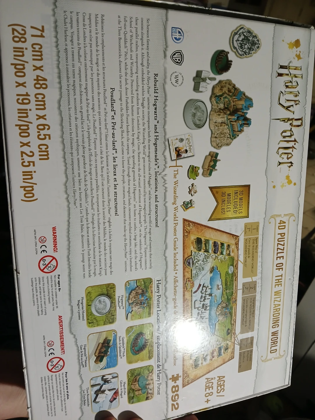 Harry Potter The Wizarding World 4D Puzzle