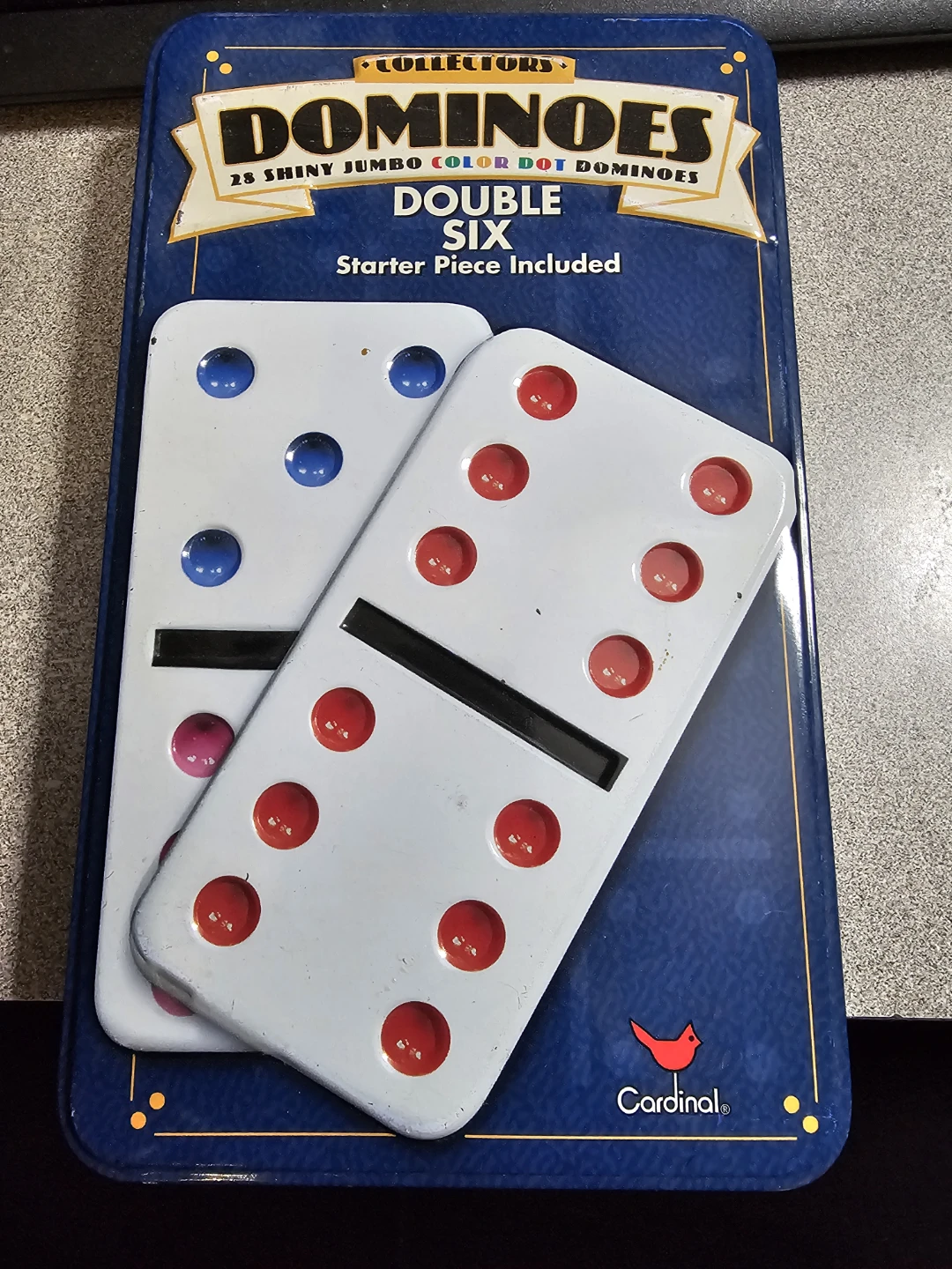 Cardinal Double Six Jumbo Dominoes Set
