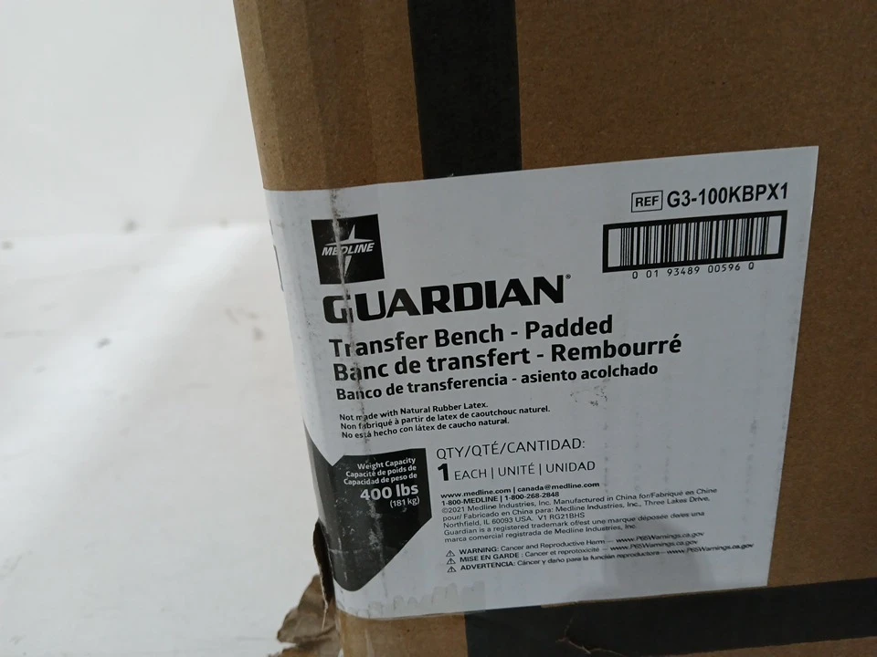 💪Medline Guardian Transfer Bench - photo 3