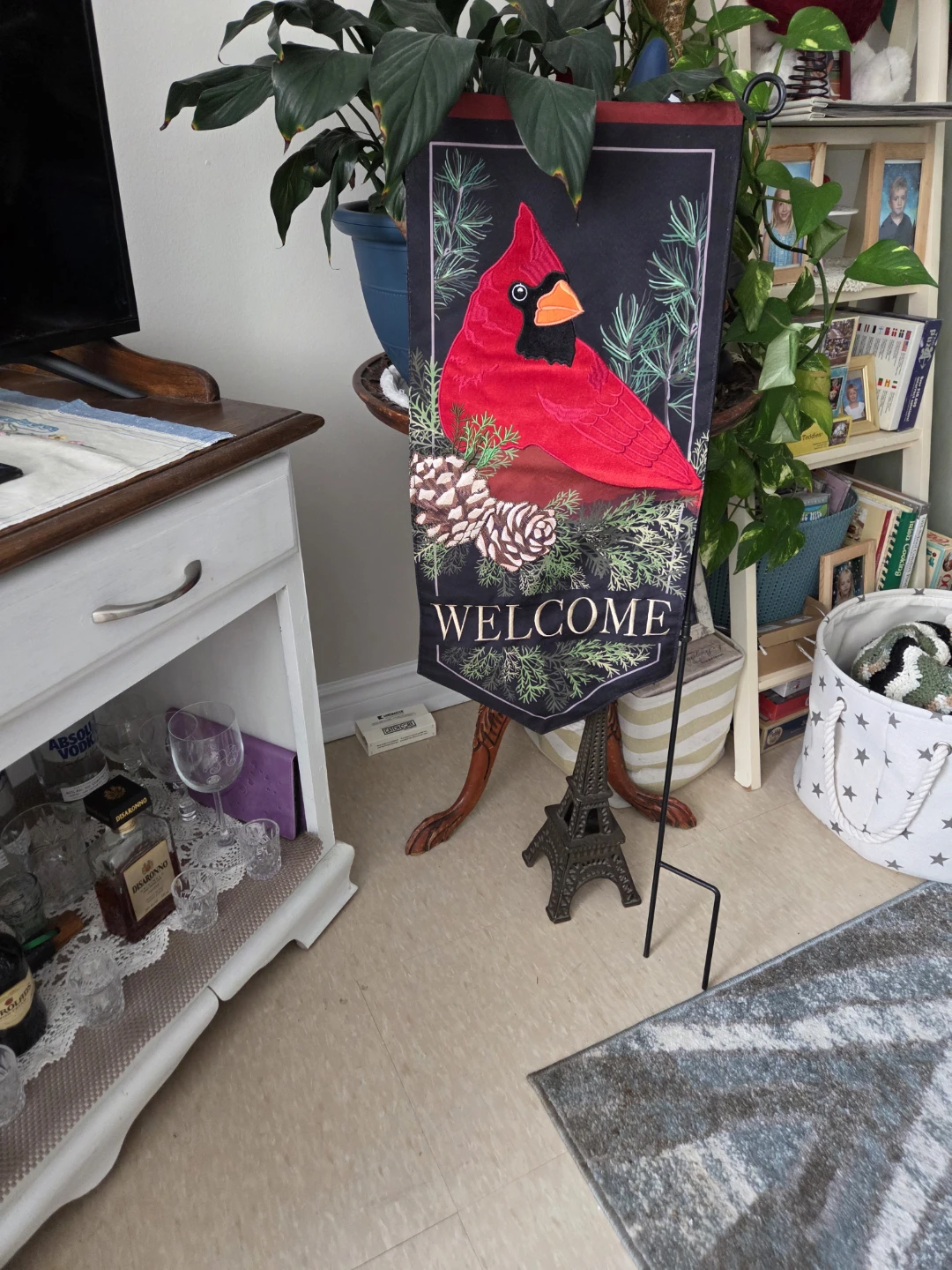 Cardinal Welcome Garden Flag 🥕 - photo 2