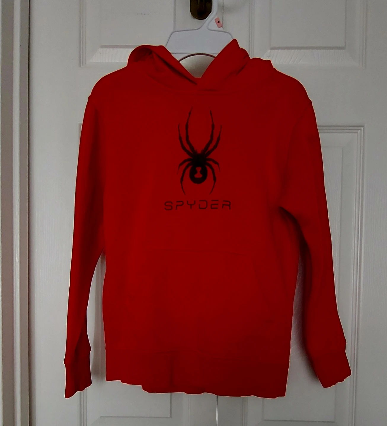 Spyder Red Spider Logo Hoodie Size M/7-8🥕