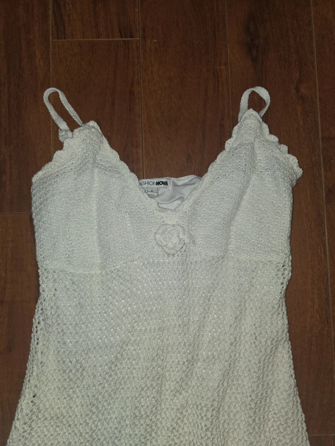 Serena Crochet Mini Dress - - photo 2
