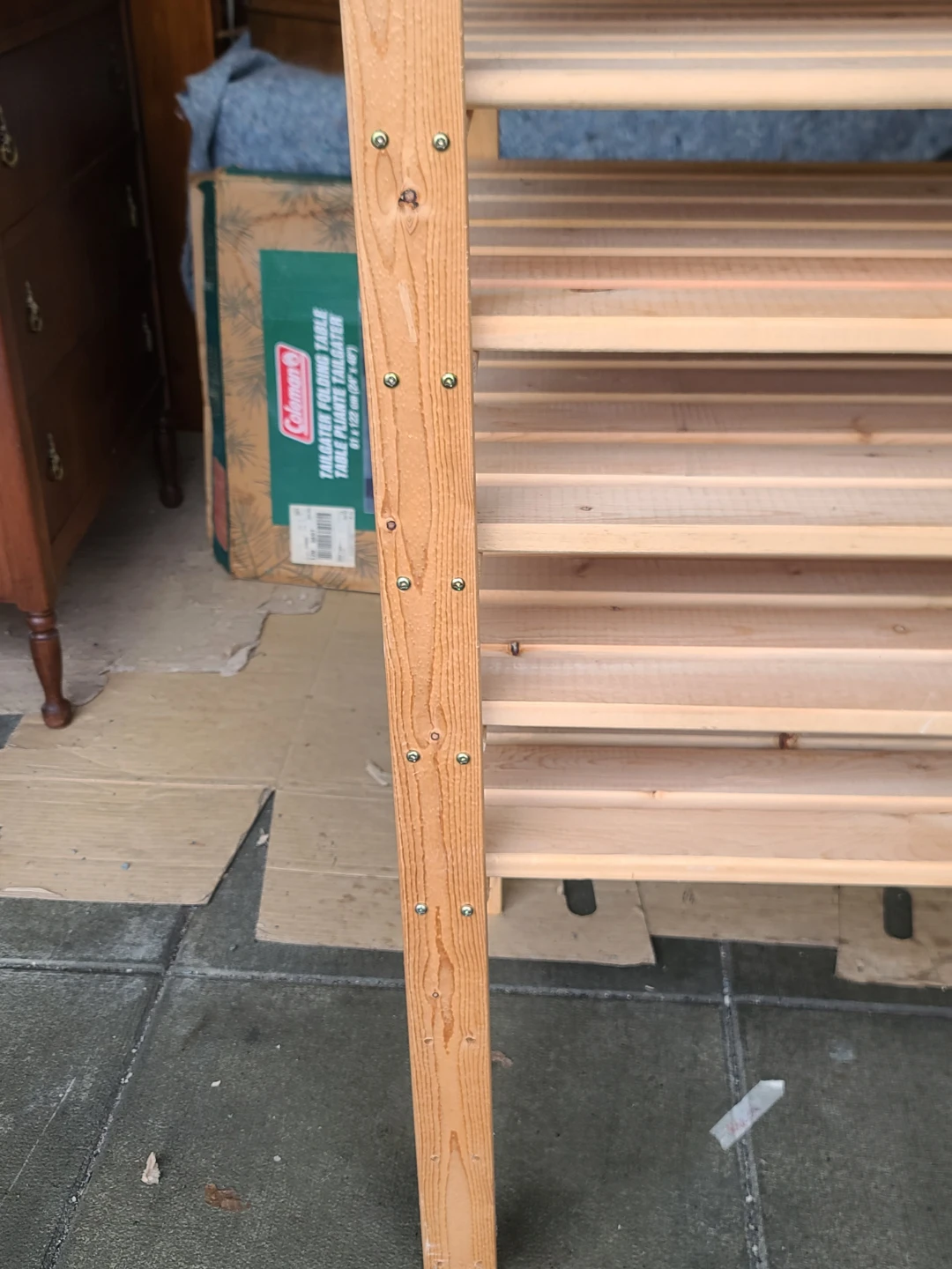 Wooden Shelf Unit - photo 4
