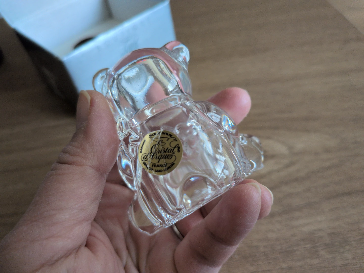 Cristal d'Arques Teddy Bear Paperweight - photo 4