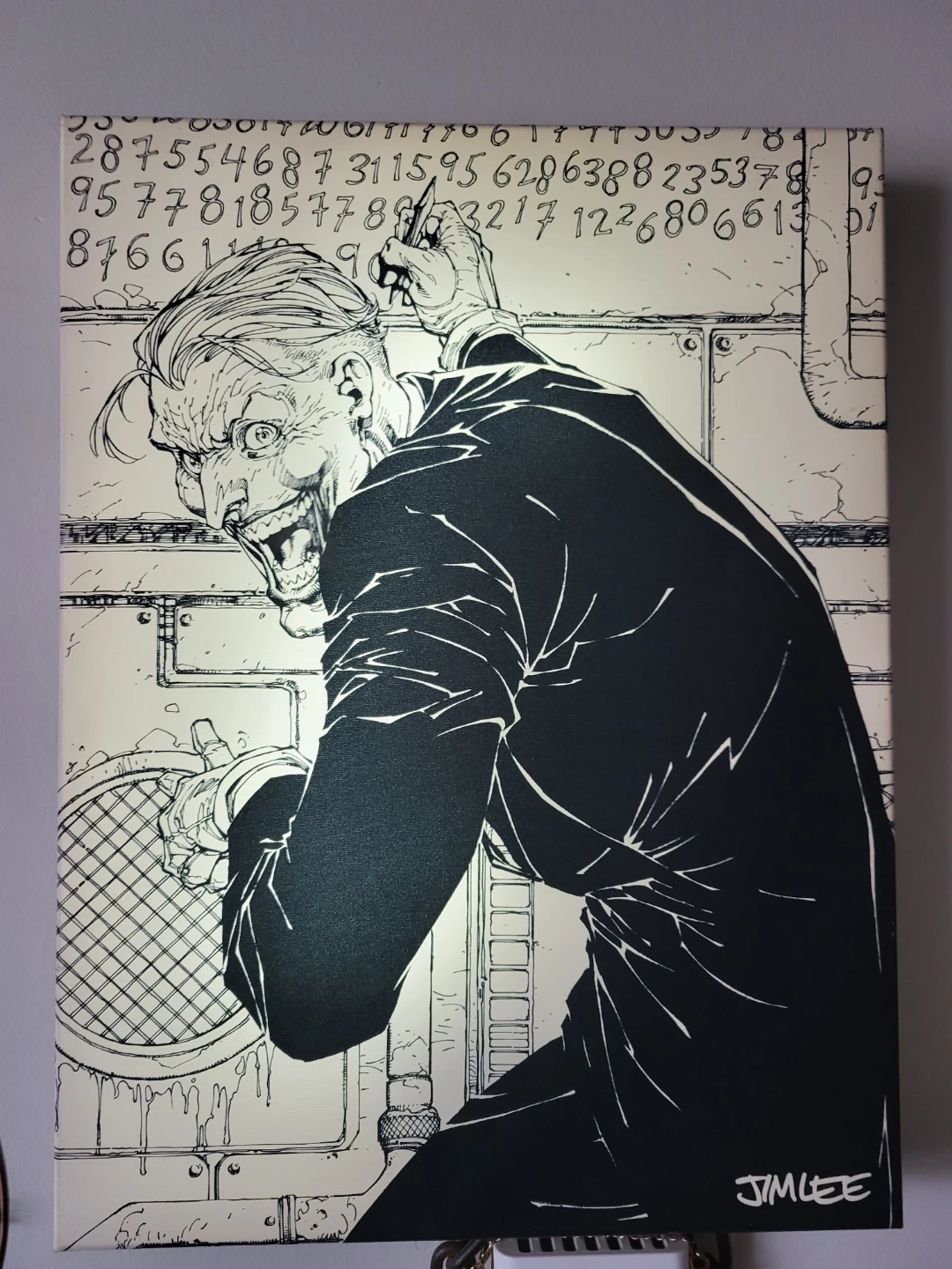 Jim Lee Batman The Killing Joke Joker Canvas Print - photo 2
