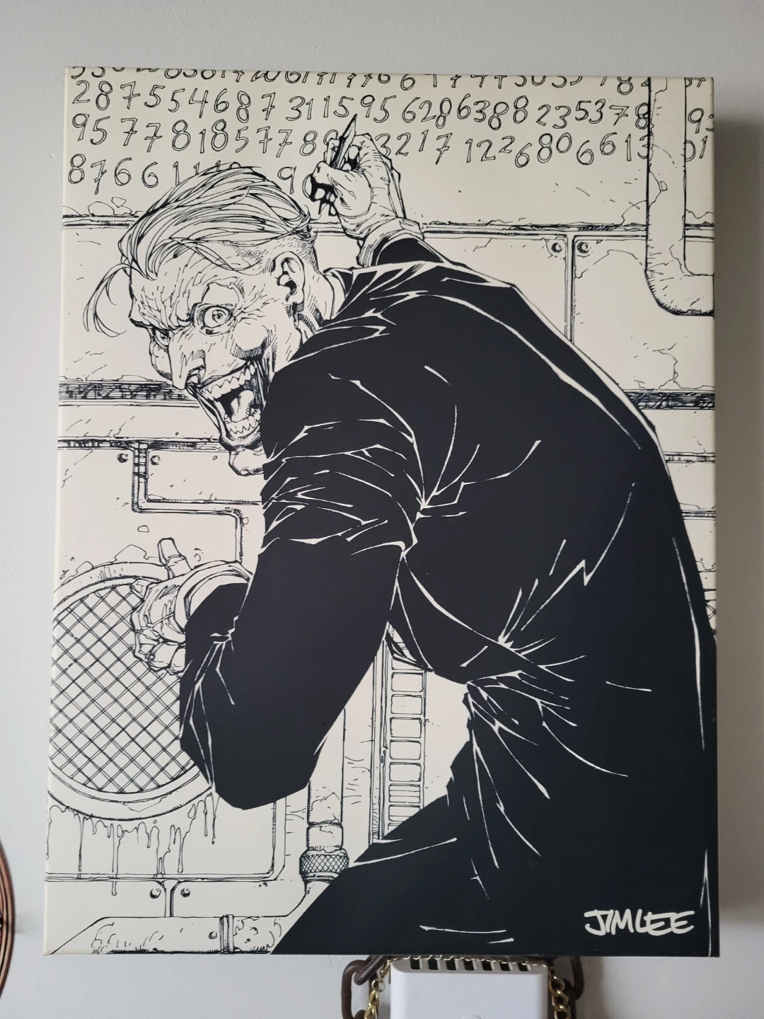 Jim Lee Batman The Killing Joke Joker Canvas Print - photo 3