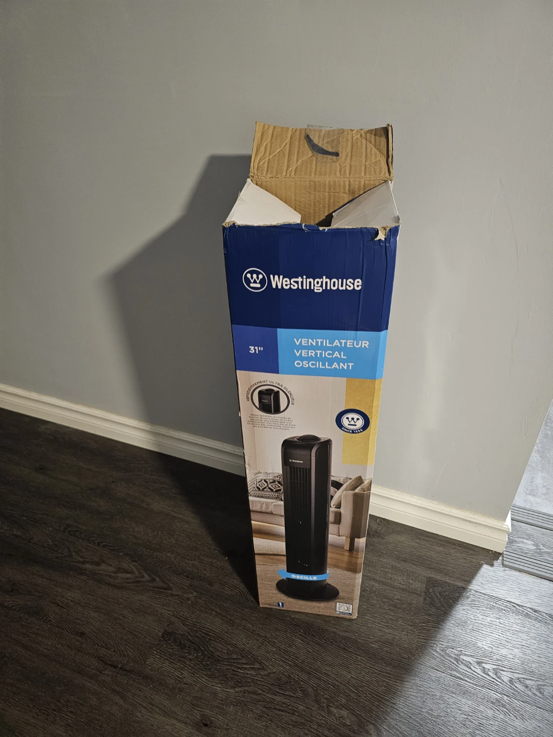 Westinghouse 31" Oscillating Vertical Fan - photo 2
