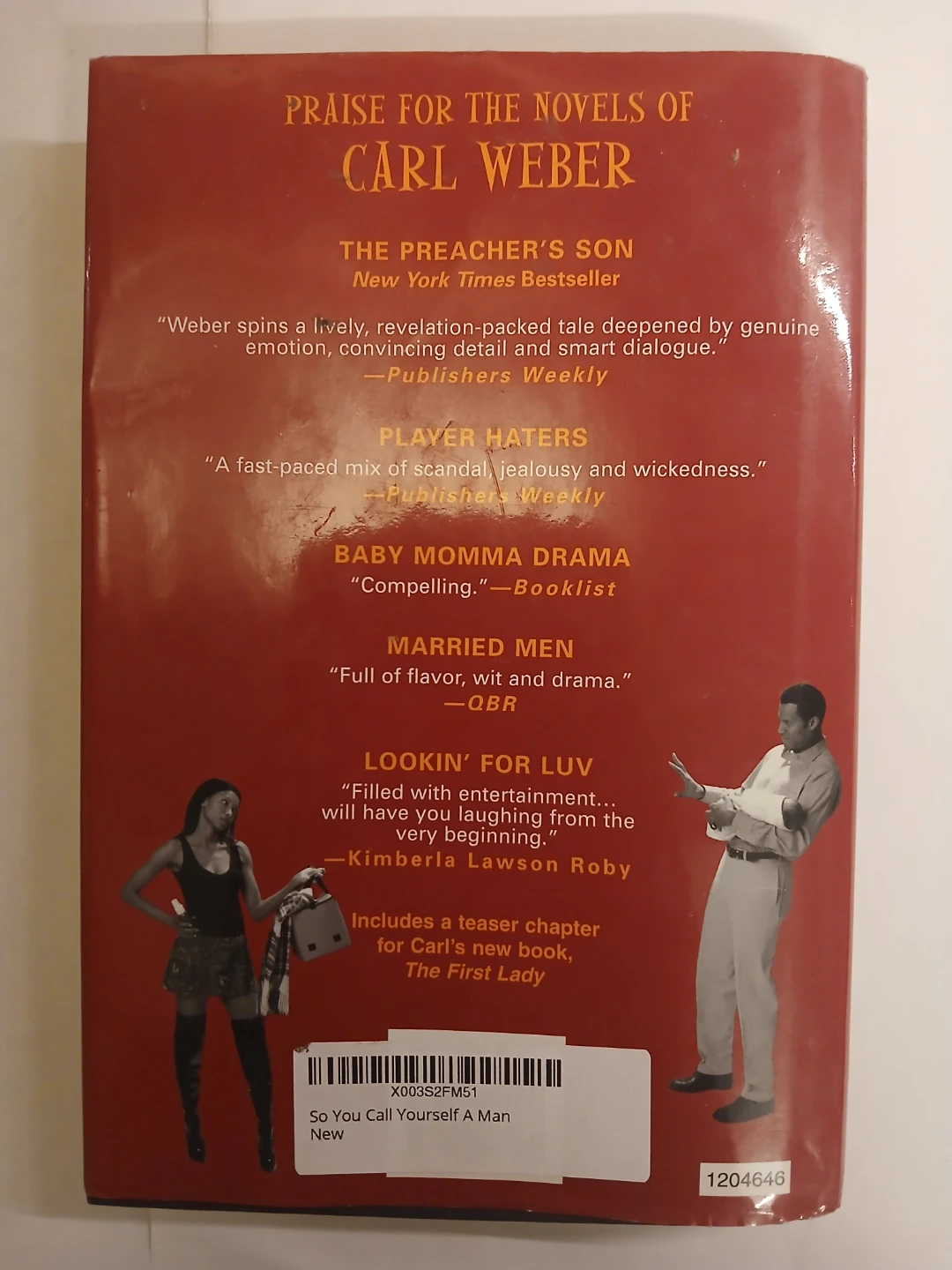 Carl Weber So You Call Yourself A Man Paperback Book - photo 2