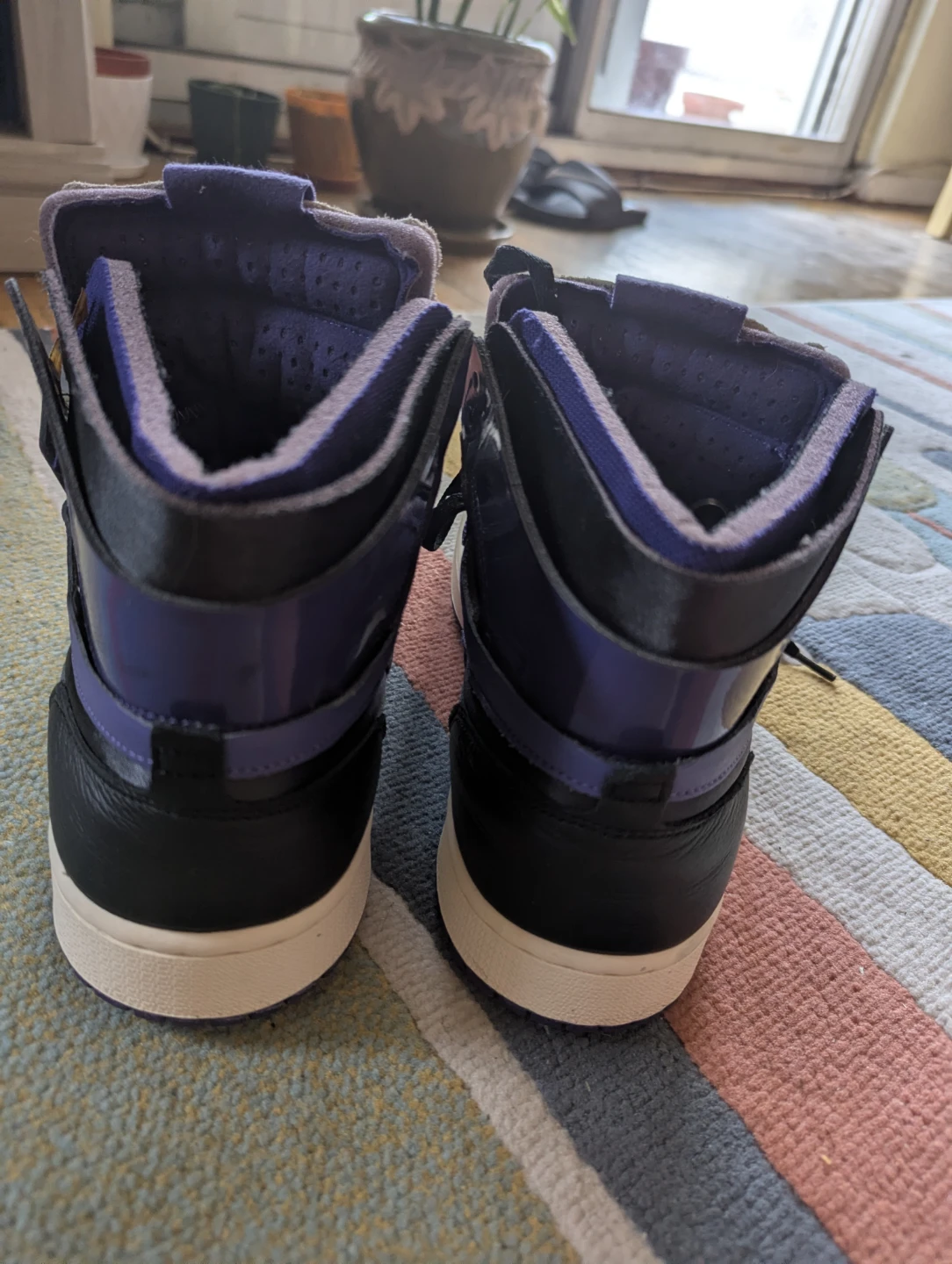 Nike Air Jordan 1 Zoom Air "Court Purple" High Top Sneakers - photo 3