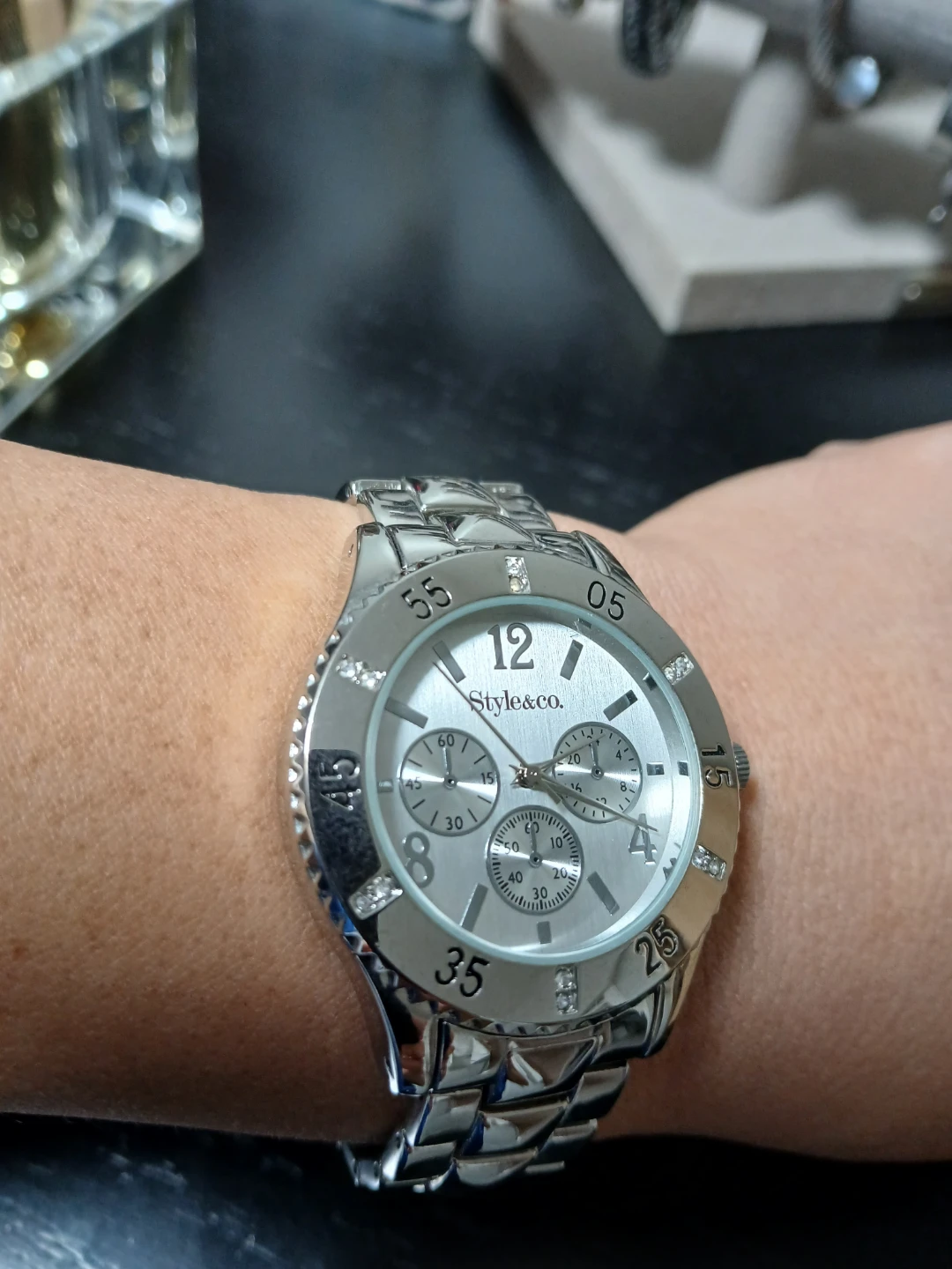Style & Co. Women's Silver tone Watch with Rhinestones - photo 2
