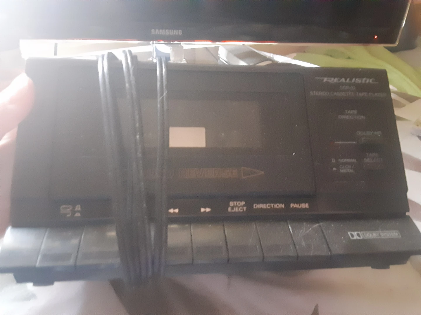 Realistic SCP-32 Stereo Cassette Tape Player 🧡