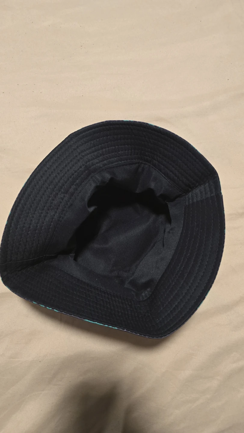 Bucket Hat with Marijuana Leaf Pattern - photo 2